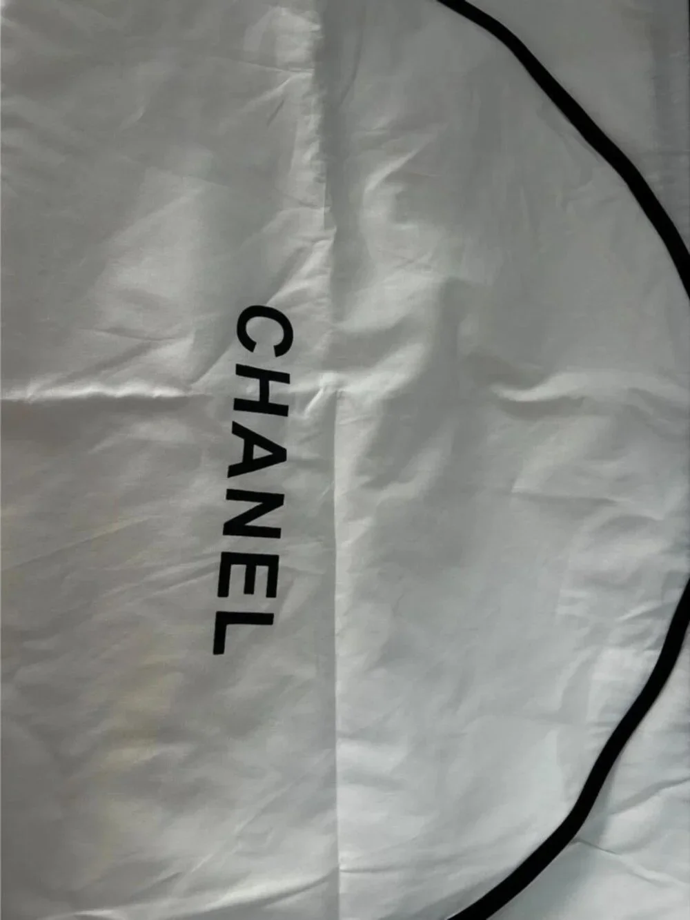 Pre-owned Chanel Garment Bag Cover For Clothes Coat Jacket Suit